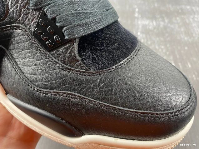 Cheap Black 4 Jordan Retro 819139-010 Pony Hair 0724